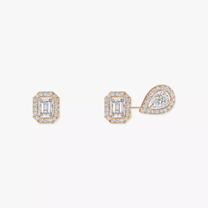 [Vicky]Diamond Earrings 0,10ct My Twin 1+2