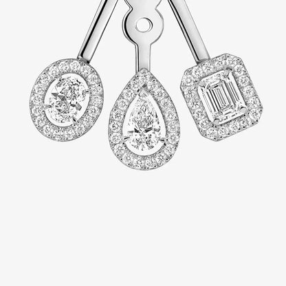 [Vicky] My Twin Trio  Diamond Earrings