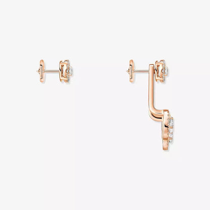 [Vicky] My Twin Trio  Diamond Earrings