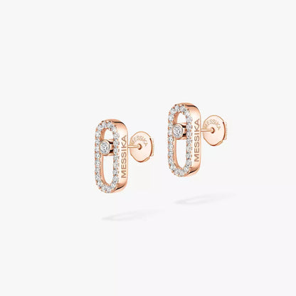 [Vicky]Move Uno Diamond Earrings