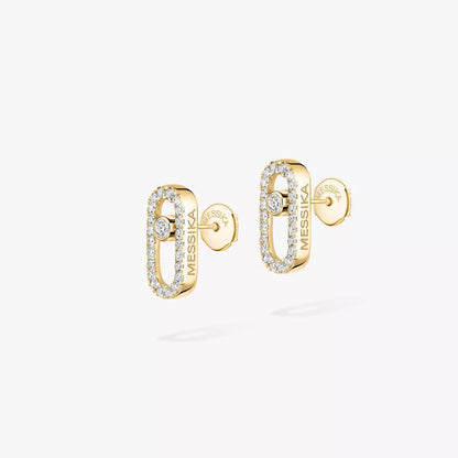 [Vicky]Move Uno Diamond Earrings