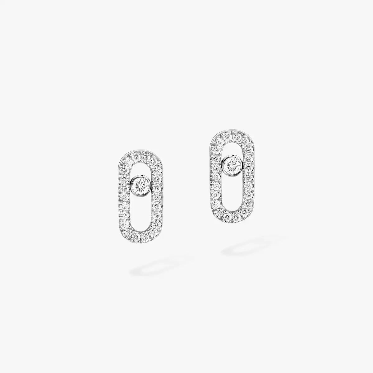[Vicky]Move Uno Diamond Earrings