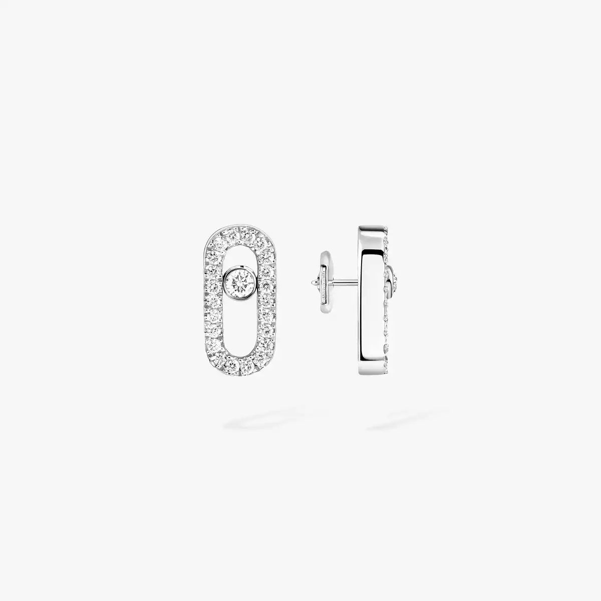 [Vicky]Move Uno Diamond Earrings