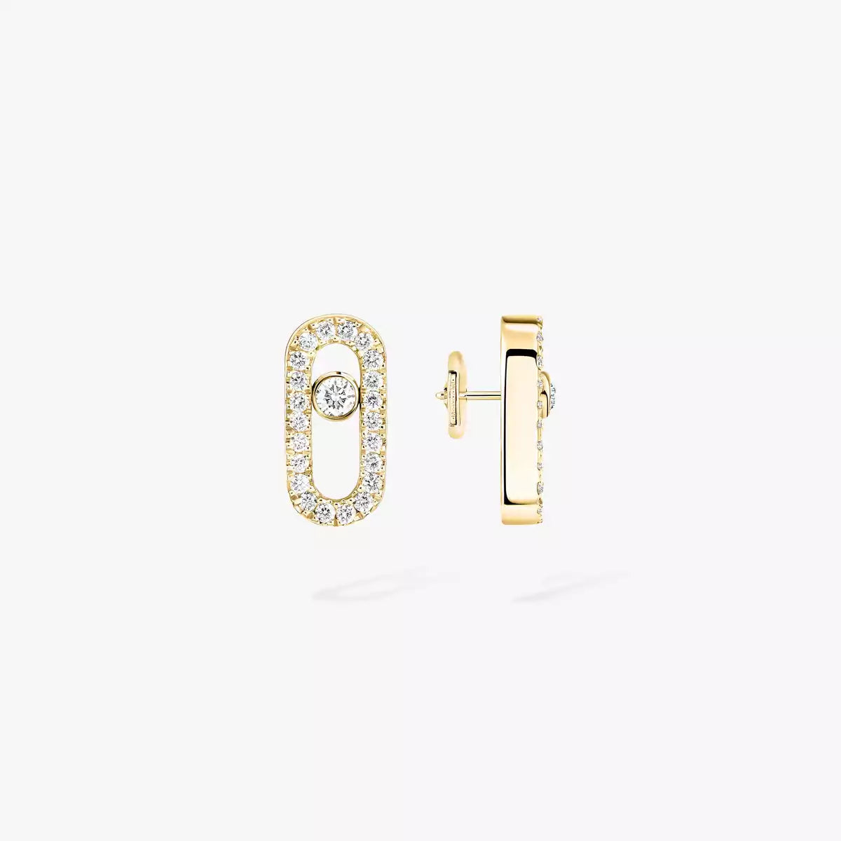 [Vicky]Move Uno Diamond Earrings