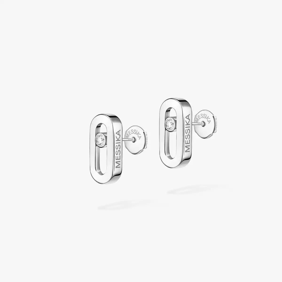 [Vicky]Move Uno Diamond Stud Earrings