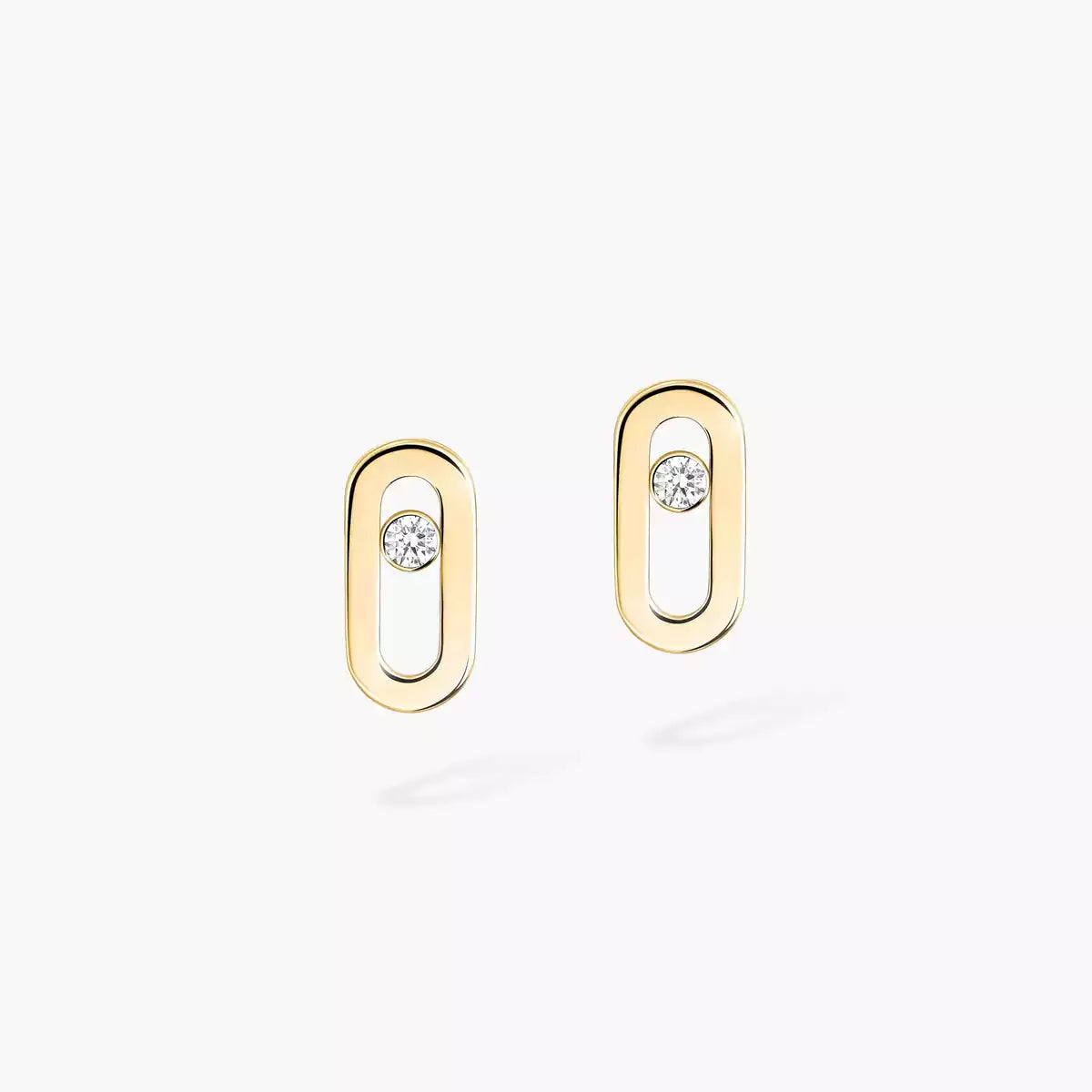 [Vicky]Move Uno Diamond Stud Earrings