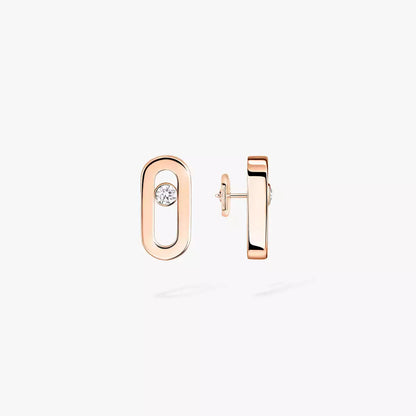 [Vicky]Move Uno Diamond Stud Earrings