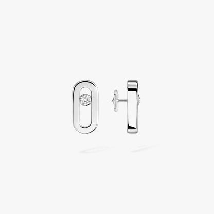 [Vicky]Move Uno Diamond Stud Earrings