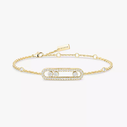 [Vicky]Pavé Baby Move Diamond Bracelet