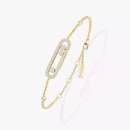 [Vicky]Pavé Baby Move Diamond Bracelet