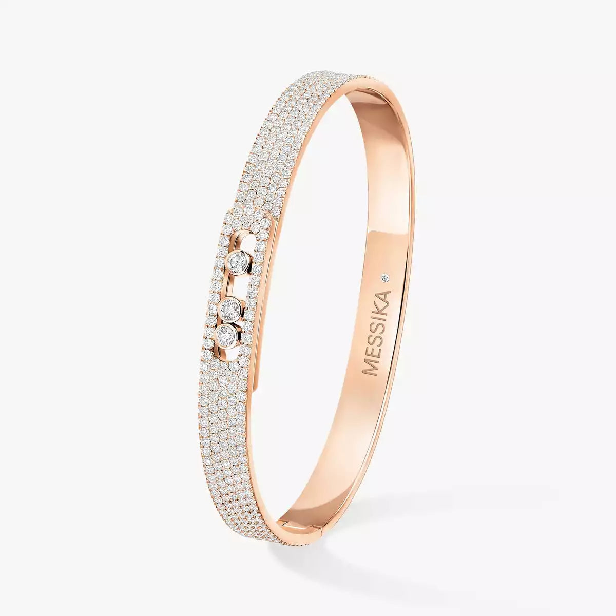 [Vicky]Move Noa Full Pavé Diamond Bangle Bracelet