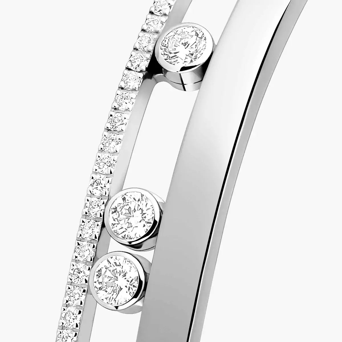 [Vicky]Move Romane Diamond Bangle Bracelet