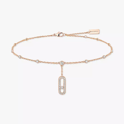 [Vicky] Move Uno pavé ankle bracelet