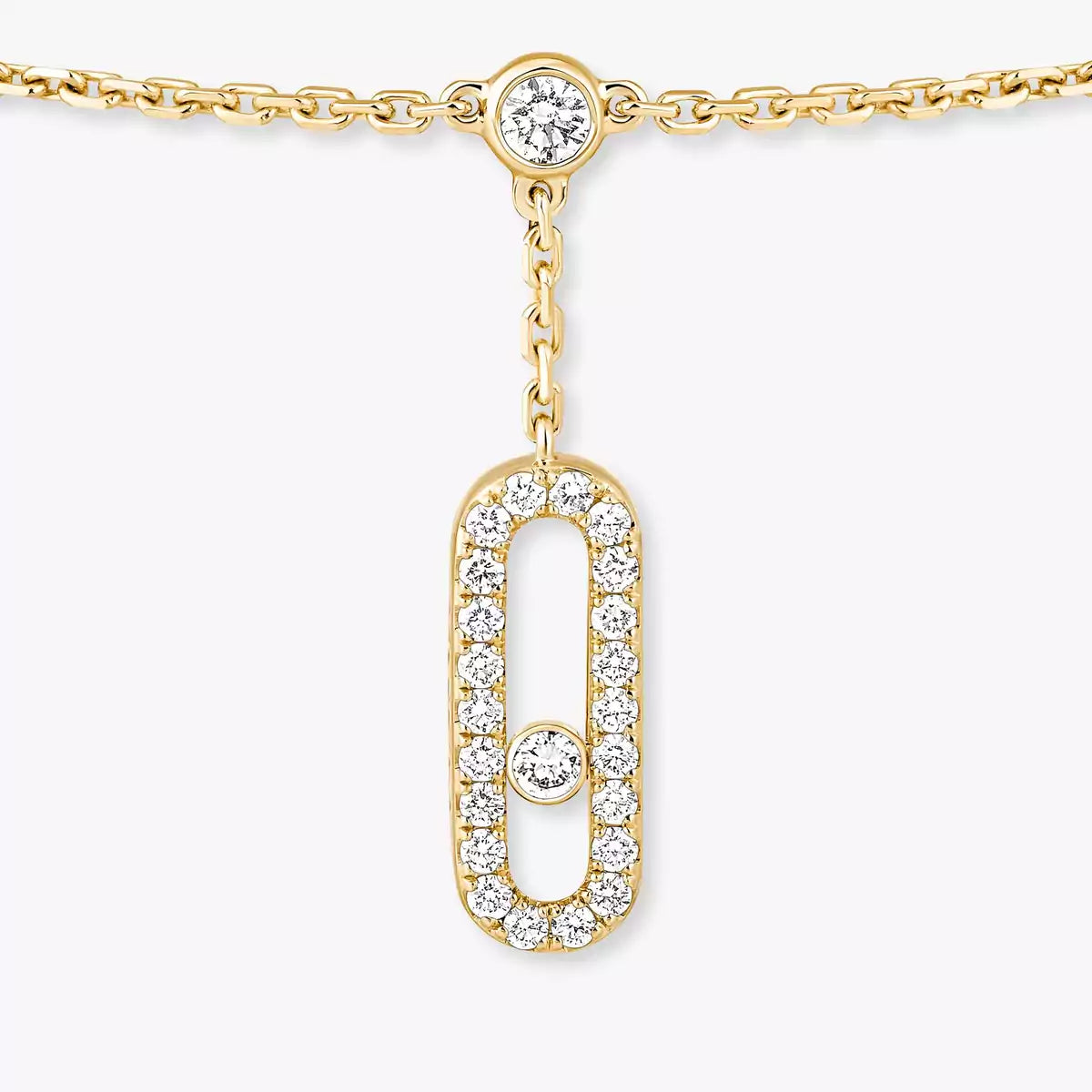 [Vicky] Move Uno pavé ankle bracelet