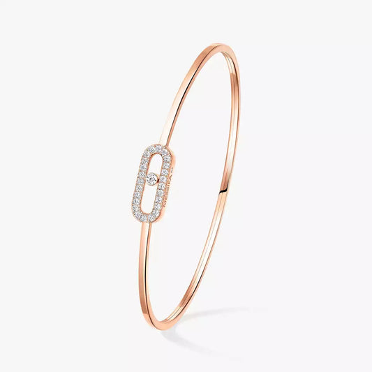 [Vicky]Move Uno pavé flex bangle medium