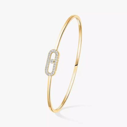 [Vicky]Move Uno pavé flex bangle medium