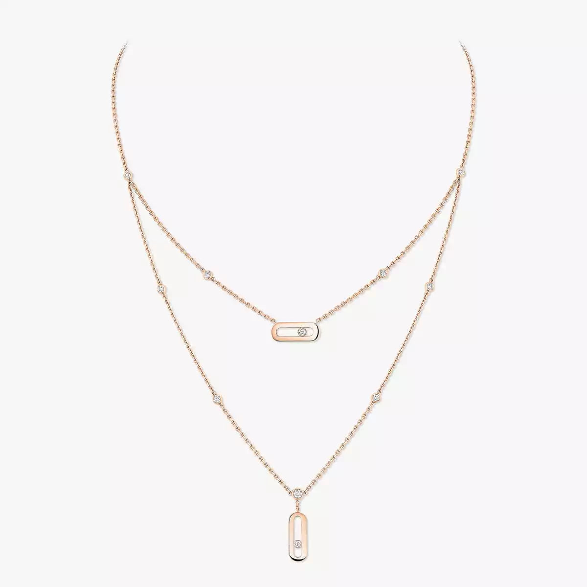 [Vicky] Move Uno Diamond Necklace