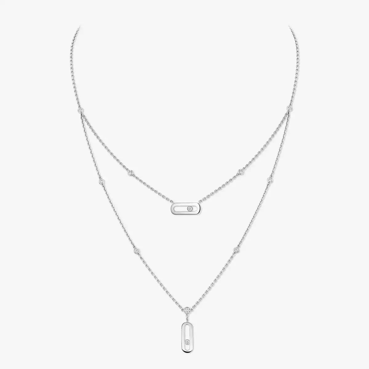 [Vicky] Move Uno Diamond Necklace