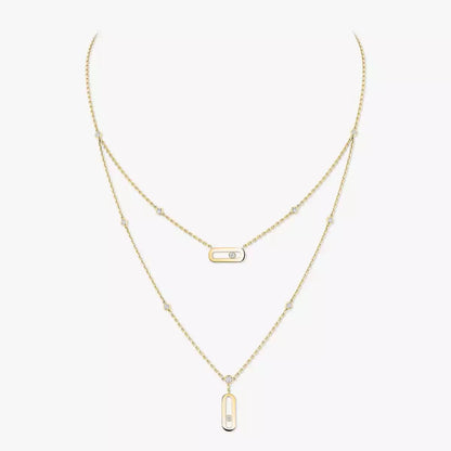 [Vicky] Move Uno Diamond Necklace