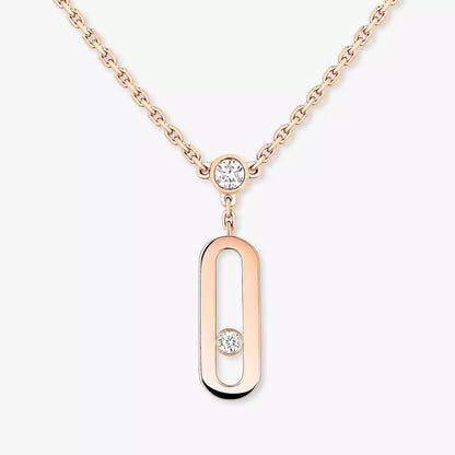 [Vicky] Move Uno Diamond Necklace