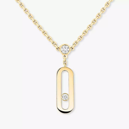 [Vicky] Move Uno Diamond Necklace