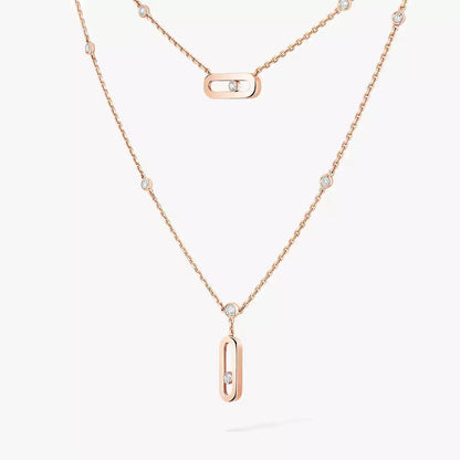 [Vicky] Move Uno Diamond Necklace