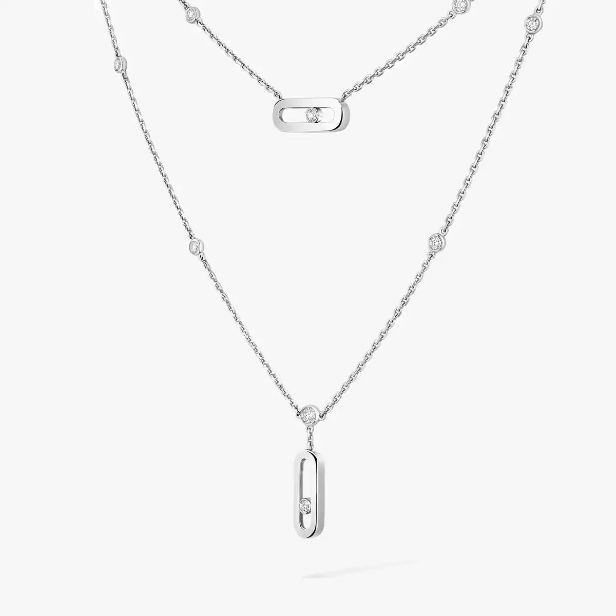 [Vicky] Move Uno Diamond Necklace