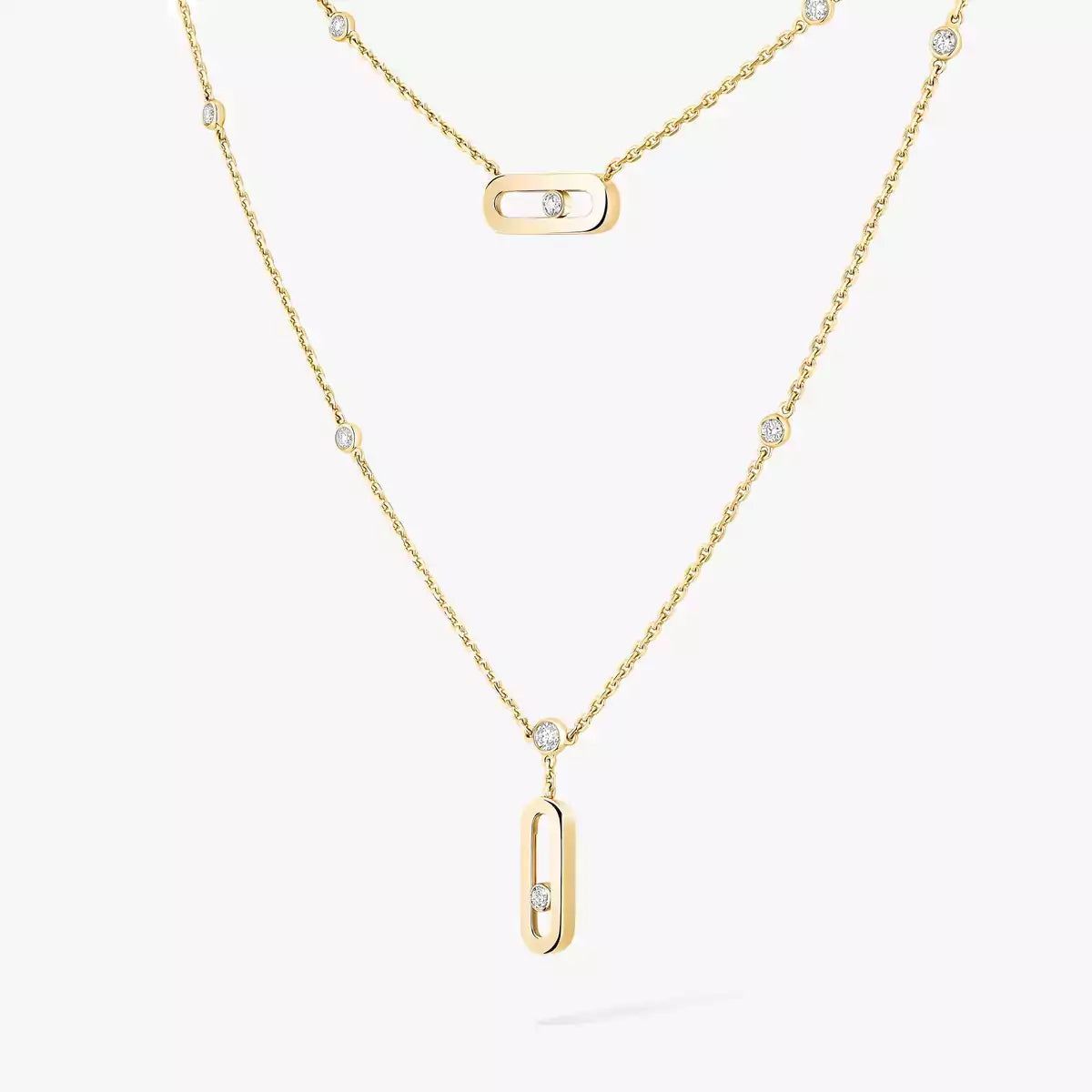 [Vicky] Move Uno Diamond Necklace