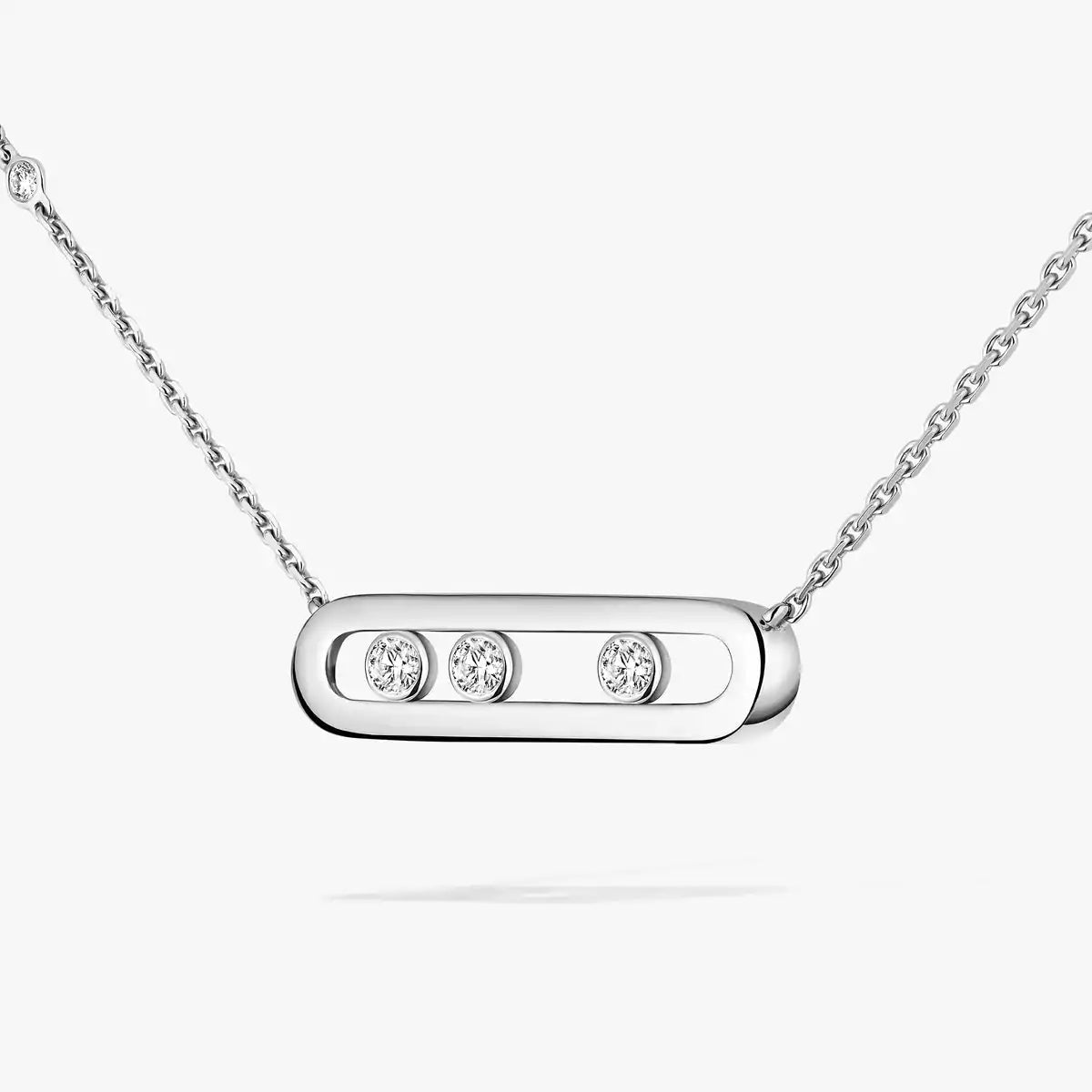 [Vicky] Baby Move Gold Diamond Necklace