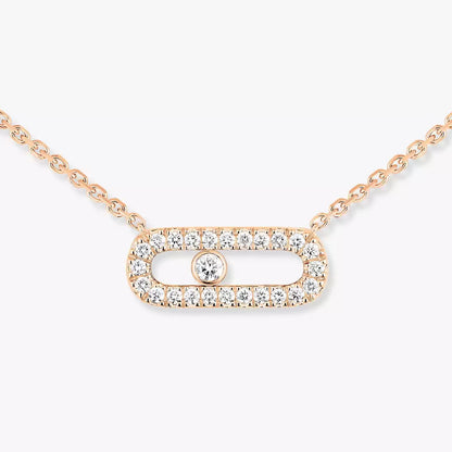 [Vicky]Diamond Necklace Move Uno