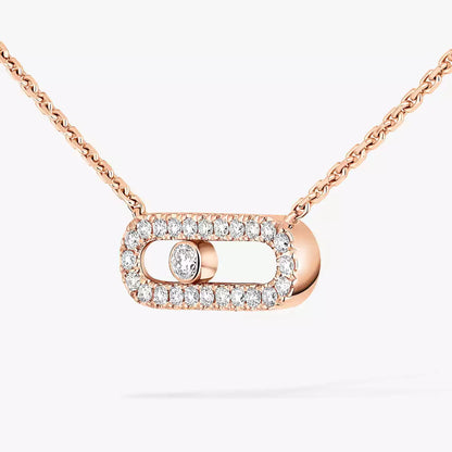 [Vicky]Diamond Necklace Move Uno