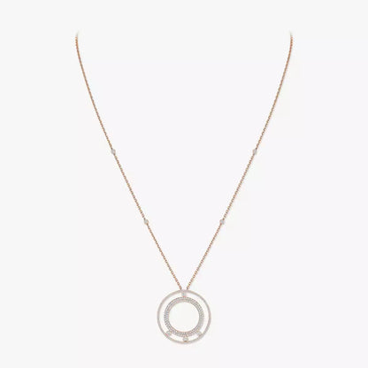 [Vicky]Move Romane Long Pave_-Set Diamond Necklace
