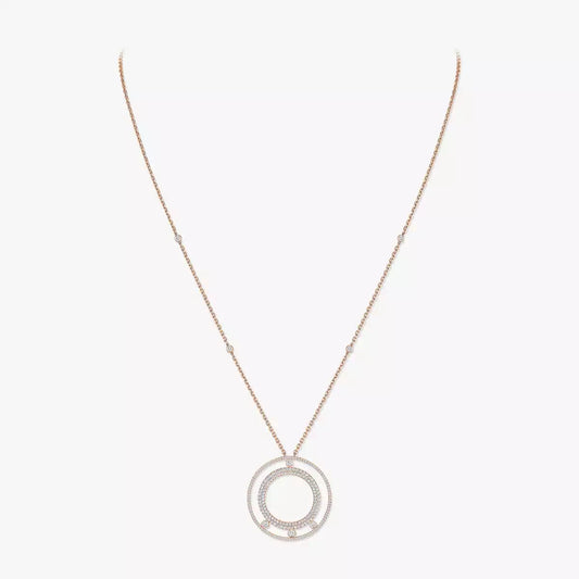 [Vicky]Move Romane Long Pave_-Set Diamond Necklace