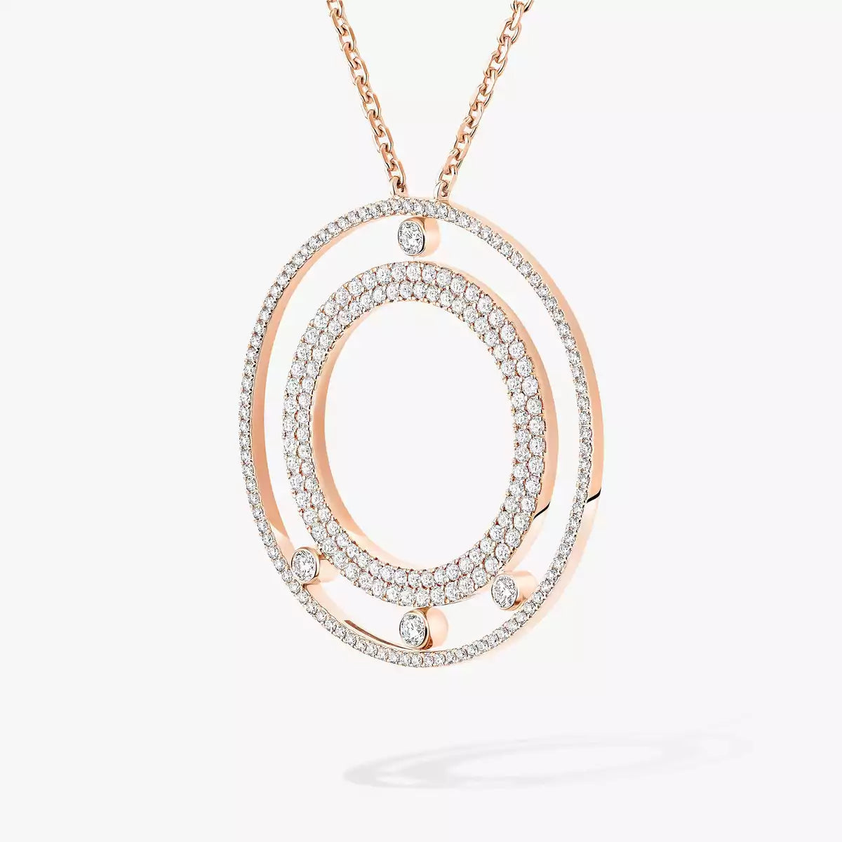 [Vicky]Move Romane Long Pave_-Set Diamond Necklace