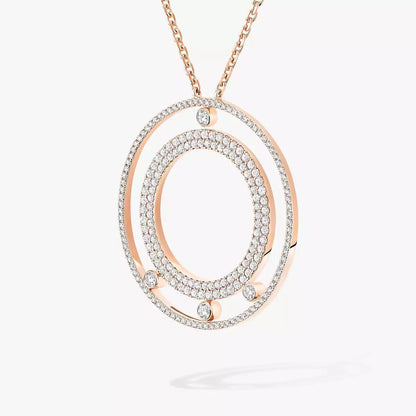 [Vicky]Move Romane Long Pave_-Set Diamond Necklace