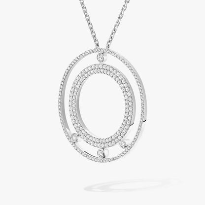 [Vicky]Move Romane Long Pave_-Set Diamond Necklace
