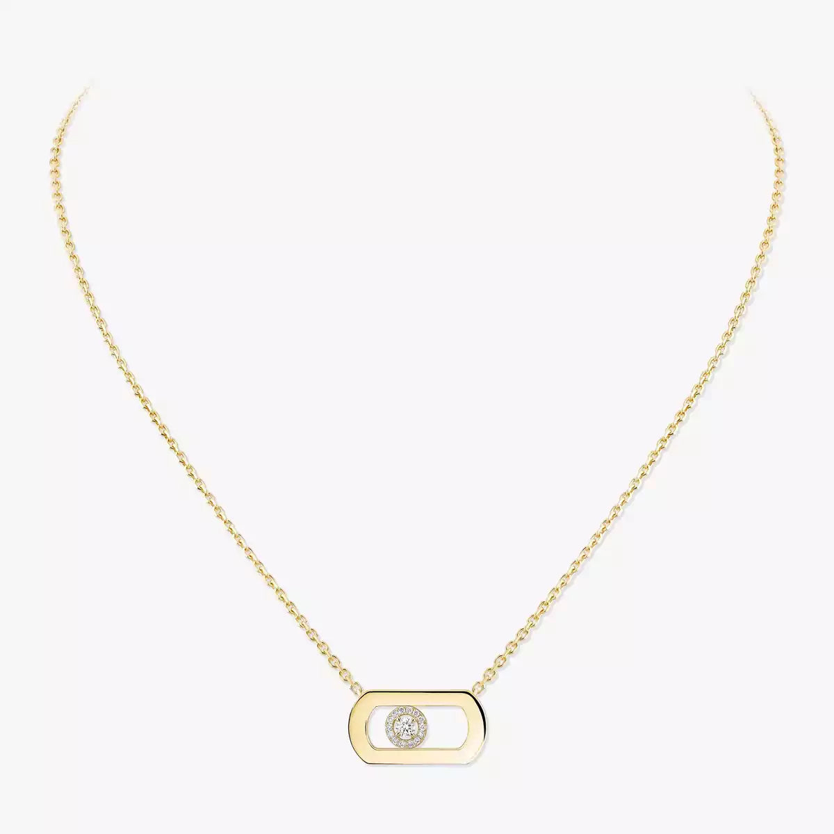 [Vicky]So Move Diamond Necklace in Gold