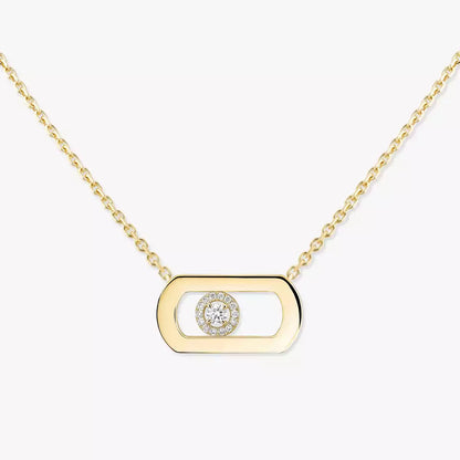 [Vicky]So Move Diamond Necklace in Gold