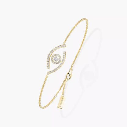 [Vicky]Lucky Eye Pave-Set Diamond Bracelet
