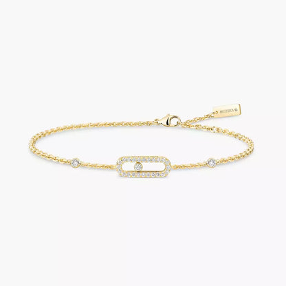 [Vicky]Move Uno Diamond Bracelet