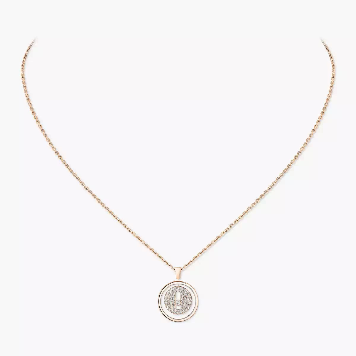 [Vicky] Lucky Move Diamond Necklace