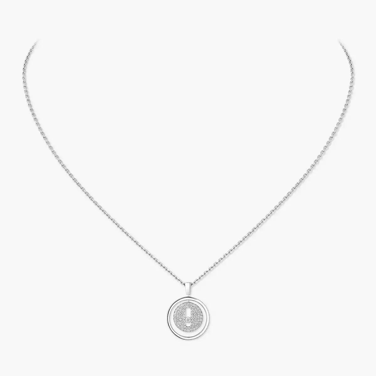 [Vicky] Lucky Move Diamond Necklace