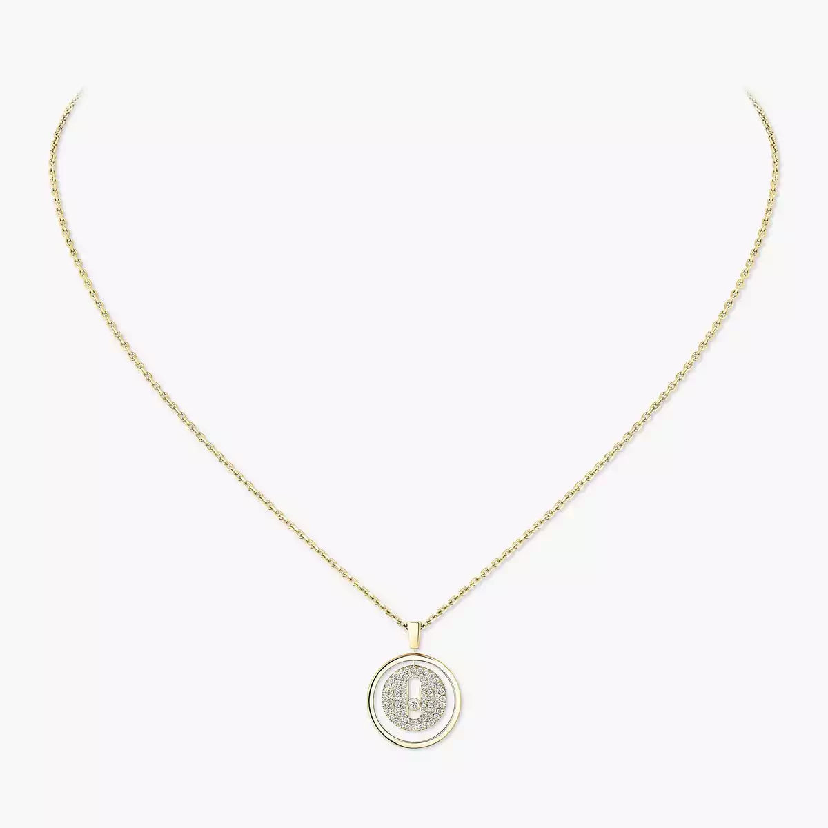 [Vicky] Lucky Move Diamond Necklace