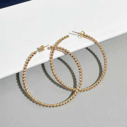 [Vicky] SMOOTH BEAD STUD EARRINGS