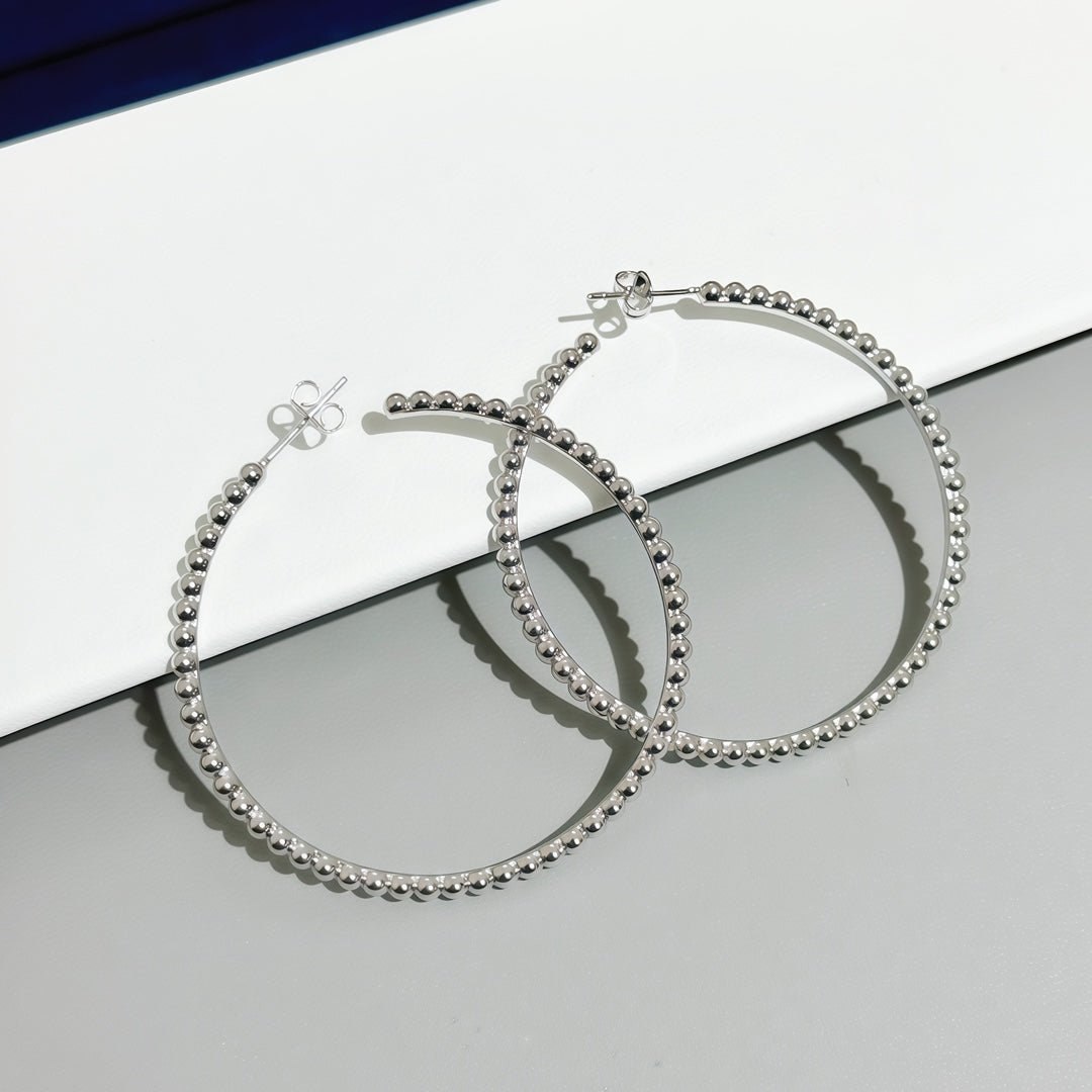 [Vicky] SMOOTH BEAD STUD EARRINGS
