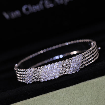 [Vicky]  FIVE-ROW DIAMOND BRACELET
