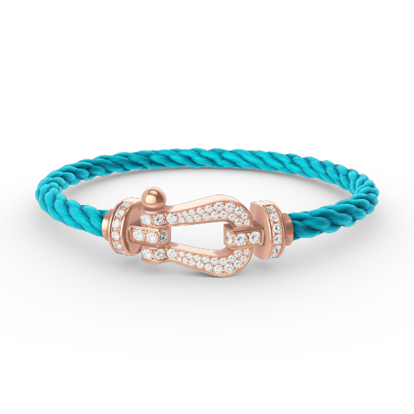 [Vicky]FORCE LARGE HORSESHOE FULL DIAMOND BRACELET ROSE GOLD