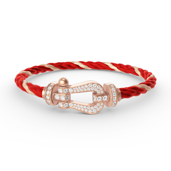 [Vicky]FORCE LARGE HORSESHOE FULL DIAMOND BRACELET ROSE GOLD