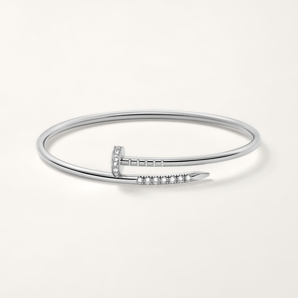 [Vicky Jewelry]JUSTE BRACELET 2.5MM DIAMONDS NEW