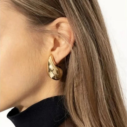 [Royal Vicky]Sandra Teardrop Gold Earrings